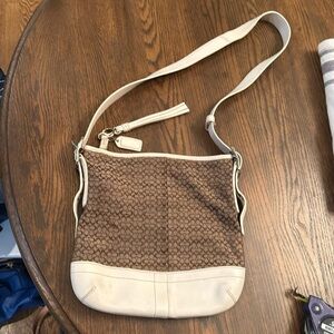 Coach sling bag / messenger bag.